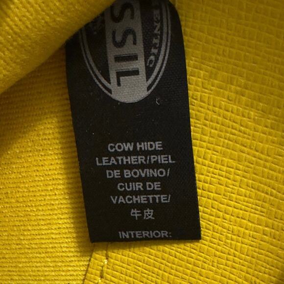 FOSSIL Sydney Organizer Brown Mini Cow Hide Leather Crossbody Belt Bag Purse - Picture 7 of 7